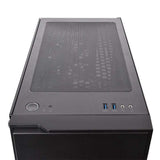 Thermaltake H100 TG Midi Tower Black PC Case CA-1L4-00M1WN-02