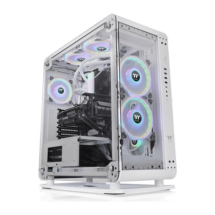 Thermaltake Core P6 Mid Tower Gaming PC Case Snow CA-1V2-00M6WN-00
