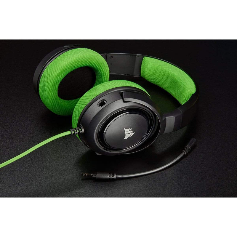 Corsair HS35 Headset Head-band Black and Green CA-9011197-AP