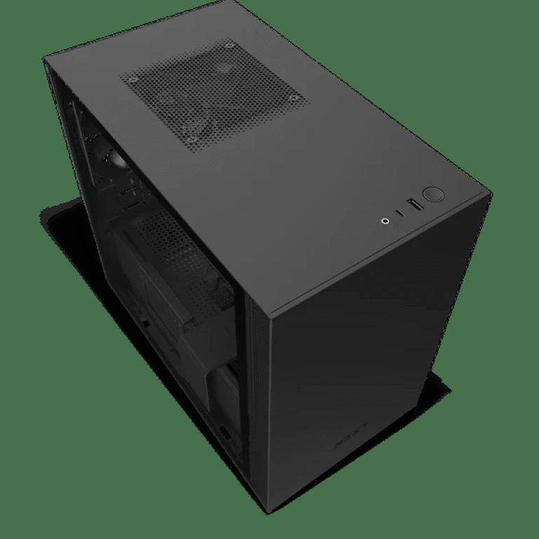 NZXT H210 Mini-ITX PC Case with Tempered Glass Black CA-H210B-B1