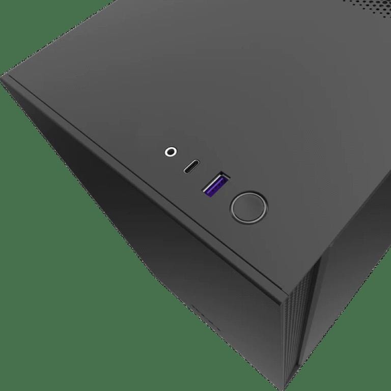 NZXT H210i Mini-ITX PC Case with Lighting and Fan control Black CA-H210I-B1