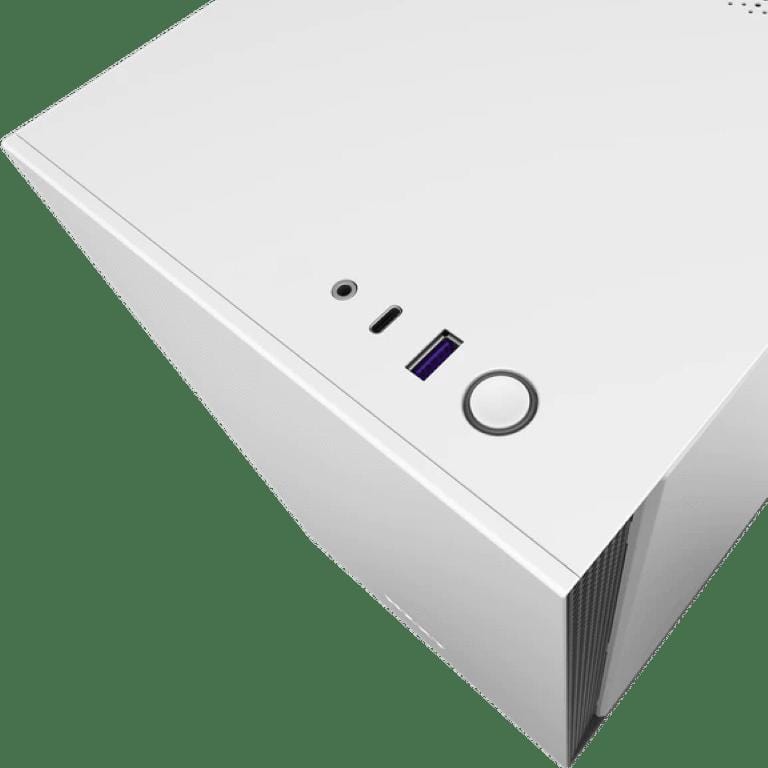 NZXT H210i Mini-ITX PC Case with Lighting and Fan control White-Black CA-H210I-W1