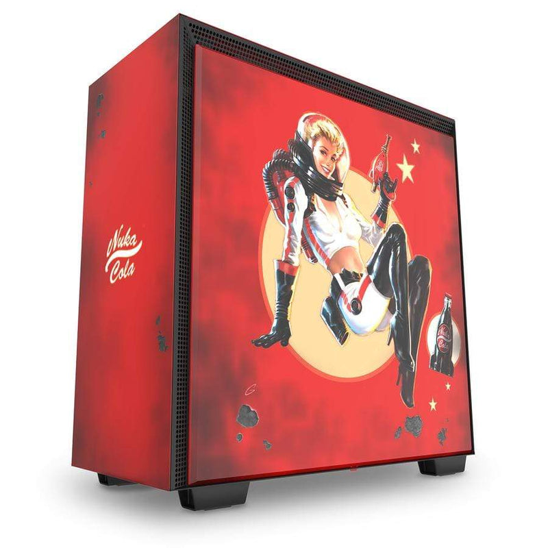 NZXT H700 Midi Tower Black Red Gaming PC Case CA-H700B-NC
