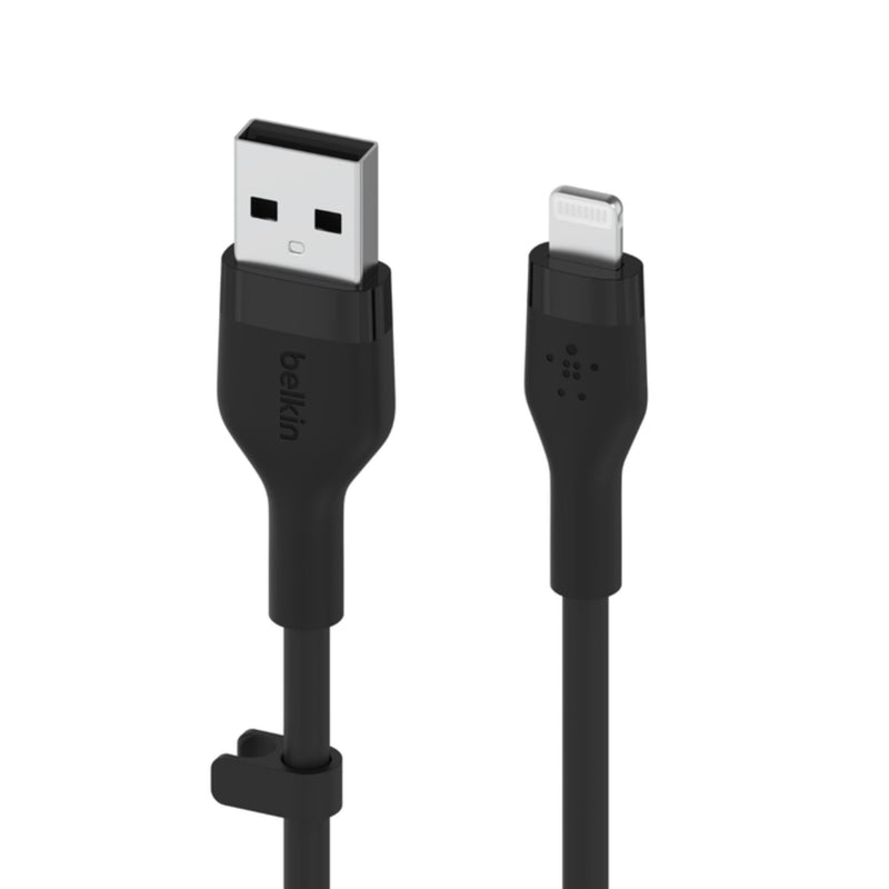 Belkin BoostCharge Flex USB-A Cable with Lightning Connector Black CAA008BT1MBK