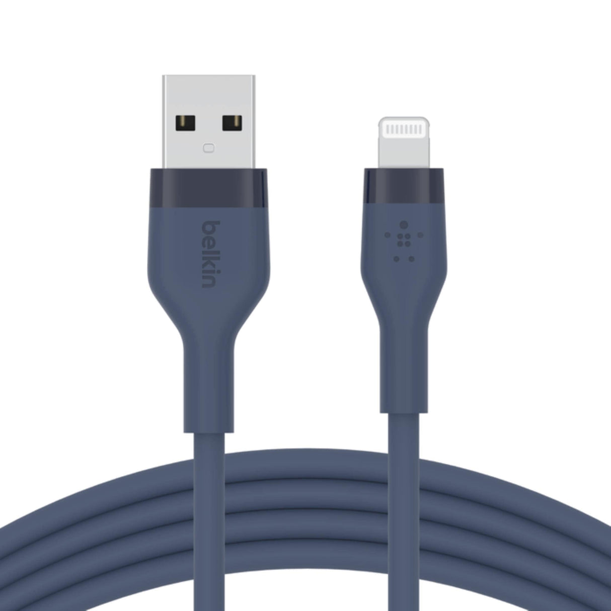 Belkin BoostCharge Flex USB-A Cable with Lightning Connector Blue CAA008BT1MBL
