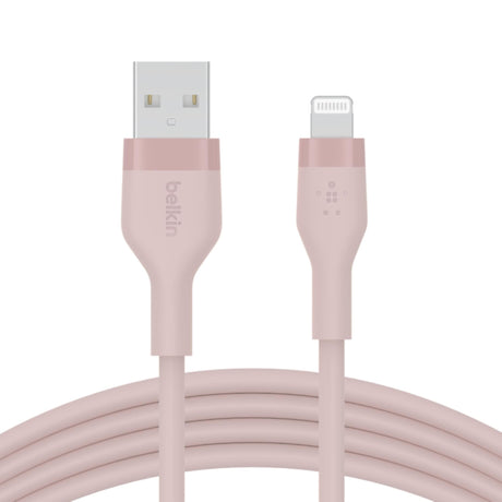 Belkin BoostCharge Flex USB-A Cable with Lightning Connector Pink CAA008BT1MPK