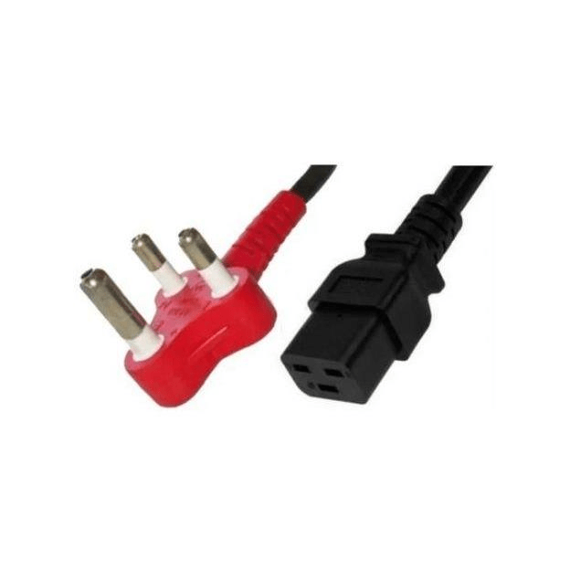 Mecer Dedicated C19 to Red 3-pin Power Cable CAB-C19