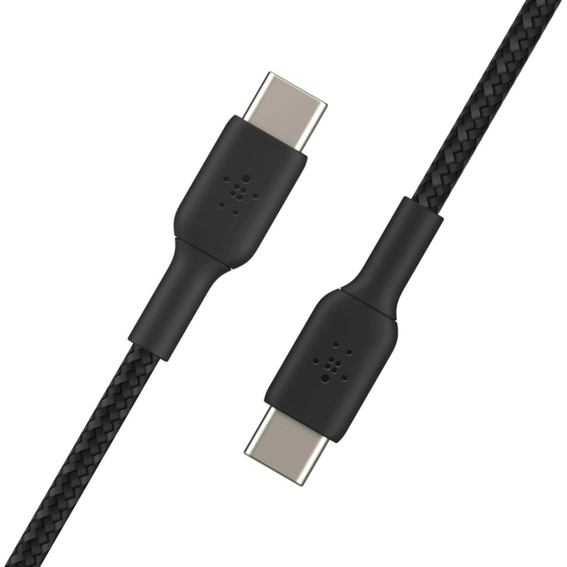 Belkin BoostCharge 1m Braided USB-C to USB-C Cable - Black CAB004BT1MBK