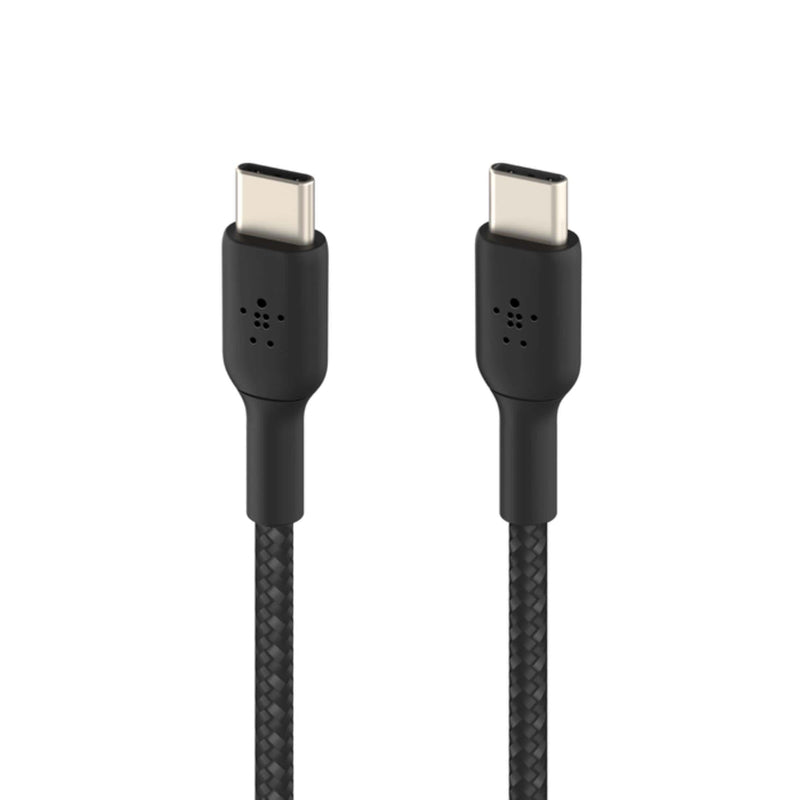 Belkin BoostCharge 1m Braided USB-C to USB-C Cable - Black CAB004BT1MBK