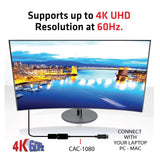 CLUB3D DisplayPort 1.4 to HDMI 2.0b HDR Active Adapter