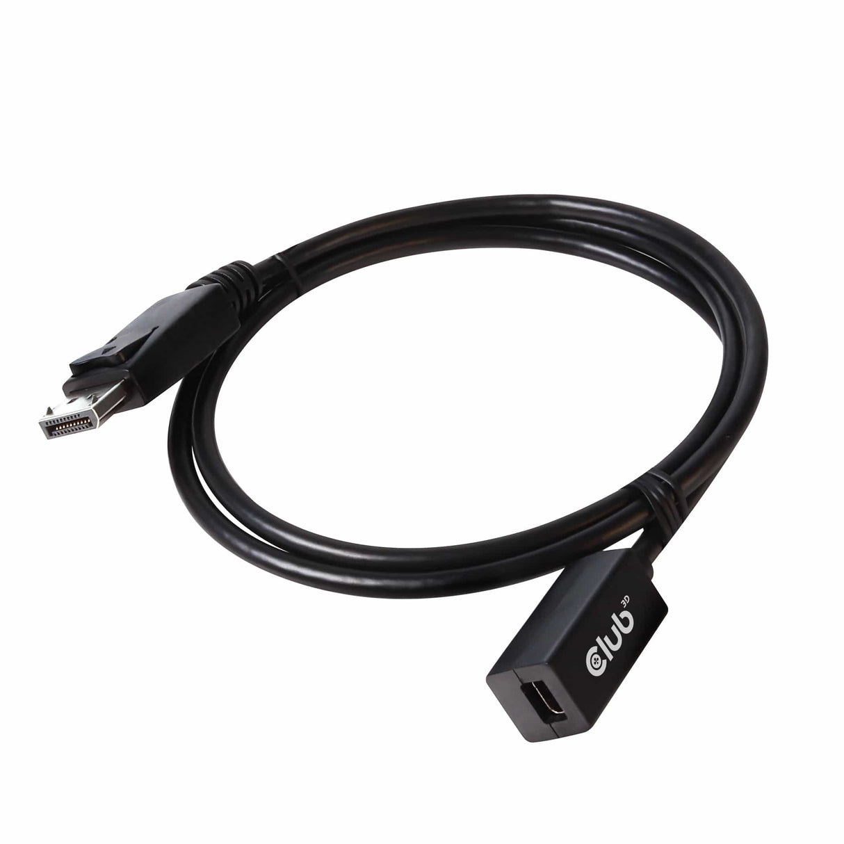 CLUB3D Mini DisplayPort 1.4 to DisplayPort Extension Cable 8K60Hz DSC 1.2 HBR3 HDR Bidirectional F/M 1m/3.28ft