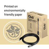 CLUB3D Mini DisplayPort to DisplayPort1.4 Extension Cable 8K60Hz DSC1.2 HBR3 HDR M/F 1m/3.28 ft