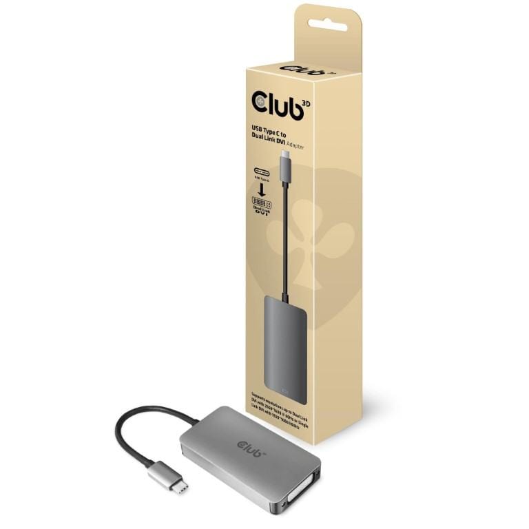 Club 3D Type-C to Dual Link DVI-D Adapter CAC-1510
