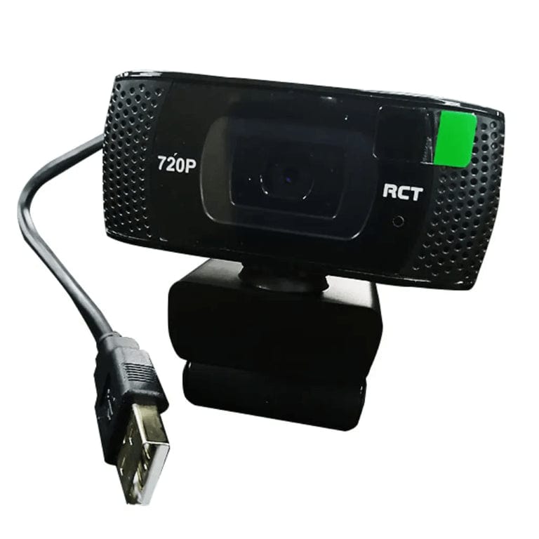 RCT C100 720P HD USB Webcam with Built in Stereo Microphone CAM-100HD