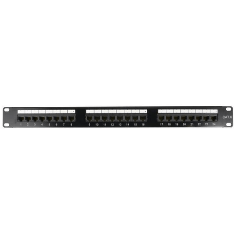 Cattex 24 Port CAT6 UTP Patch Panel CATPATCH624 – FirstShop