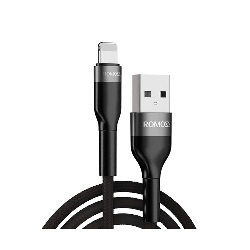 Romoss USB to Lightning 1m Cable Black CB12B-61-G23