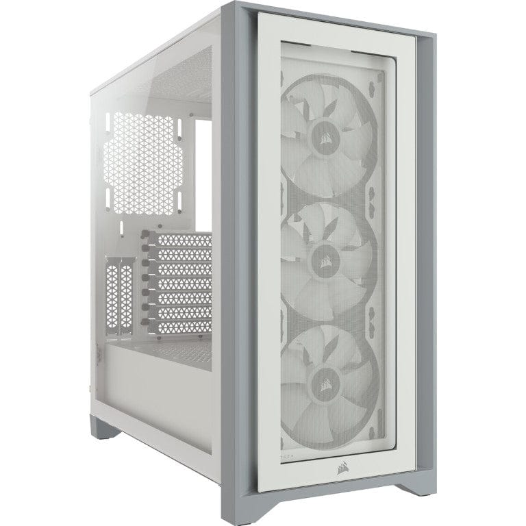 Corsair 4000X iCUE RGB Midi PC Tower White CC-9011205-WW