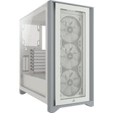 Corsair 4000X iCUE RGB Midi PC Tower White CC-9011205-WW