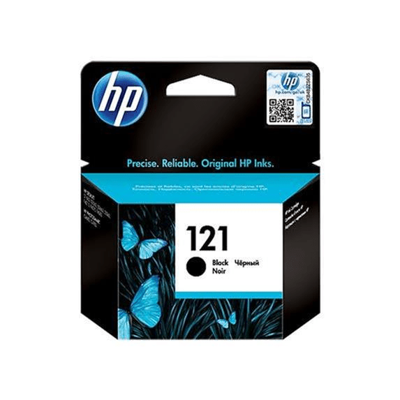 HP 121 Black Printer Ink Cartridge Original CC640HE Single-pack