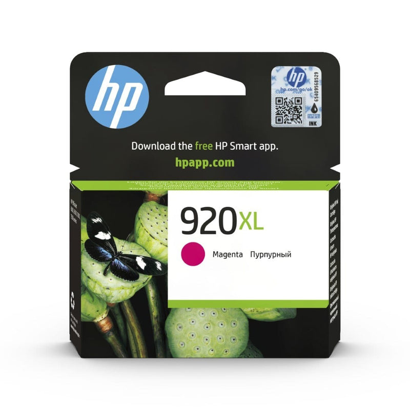 HP 920XL Magenta High Yield Printer Ink Cartridge Original CD973A Single-pack