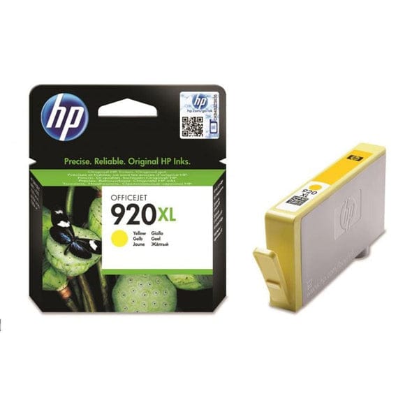 HP 920XL Yellow High Yield Printer Ink Cartridge Original CD974A Single-pack