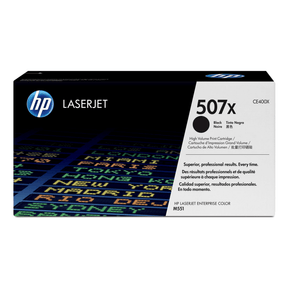 HP 507X Black Toner Cartridge 11,000 Pages Original CE400X Single-pack
