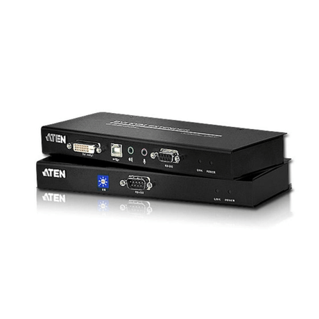 ATEN CE602 USB DVI Dual Link Cat 5 KVM Extender
