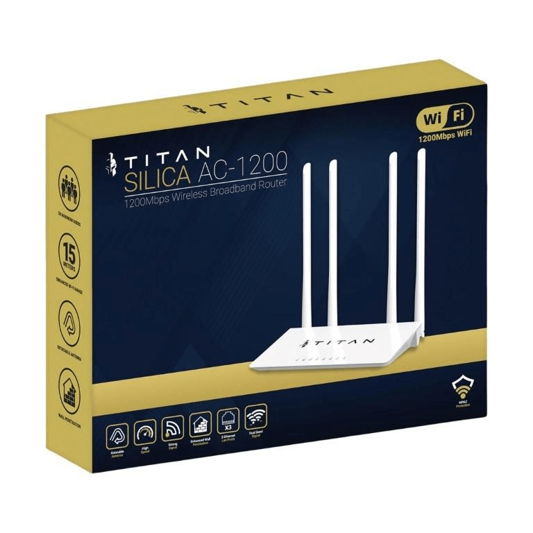 TITAN Silica AC1200 Wireless Router CF-WR619AC – FirstShop