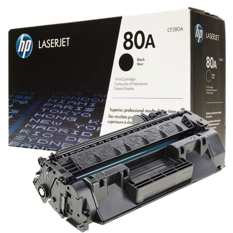 HP 80A Black Toner Cartridge 2560 Pages Original CF280A Single-pack