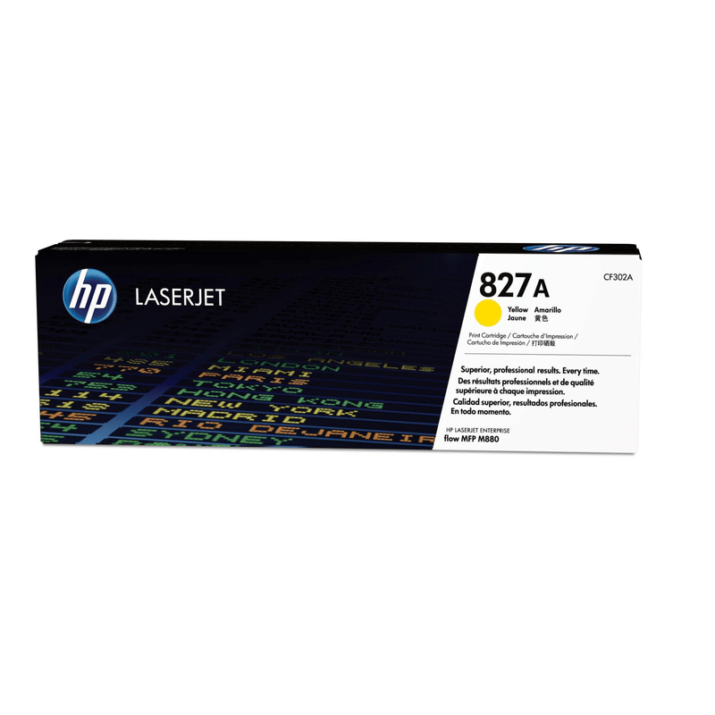 HP 827A Yellow Toner Cartridge 32,000 Pages Original CF302A Single-pack