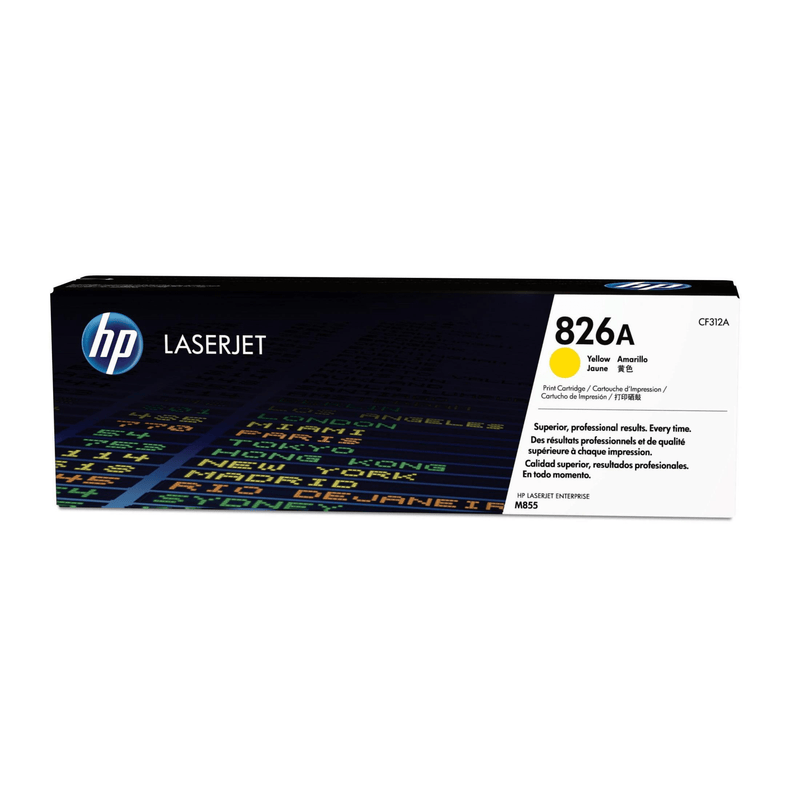 HP 826A Yellow Toner Cartridge 31,500 pages Original CF312A Single-pack