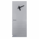 Parrot Glass Clock With Notes 200x 580mm Grey CG2058L