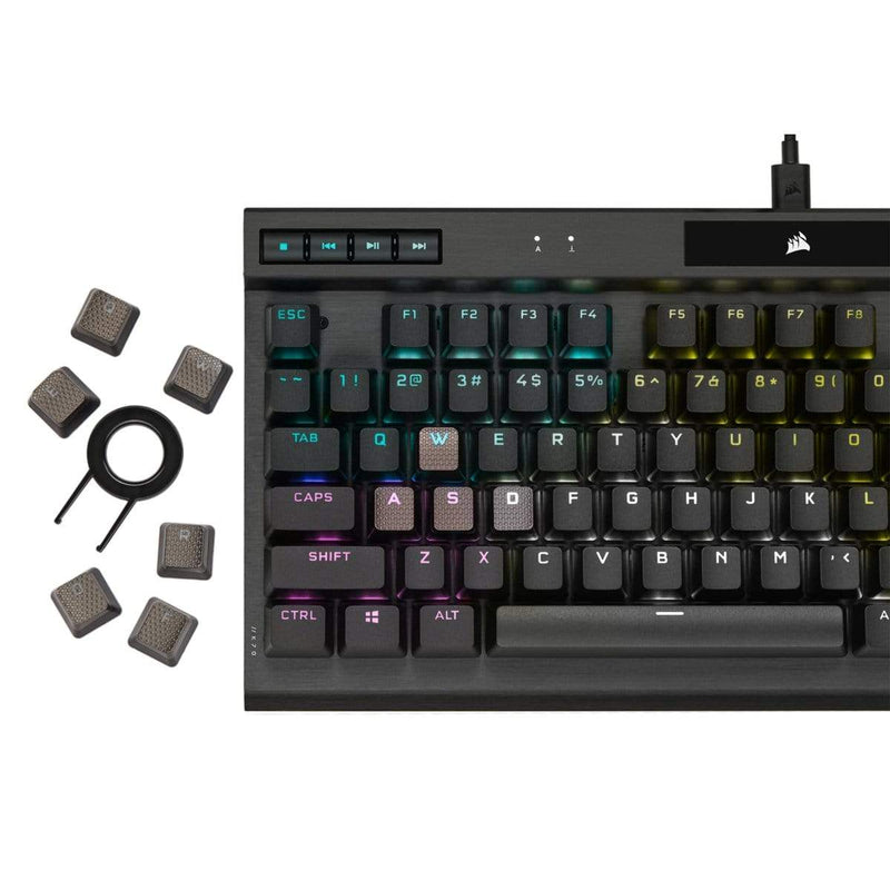 Corsair K70 RGB TKL keyboard USB QWERTY US English Black
