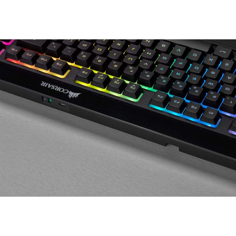 Corsair K57 RGB Keyboard USB + Bluetooth QWERTZ Dutch Black CH-925C015-NA