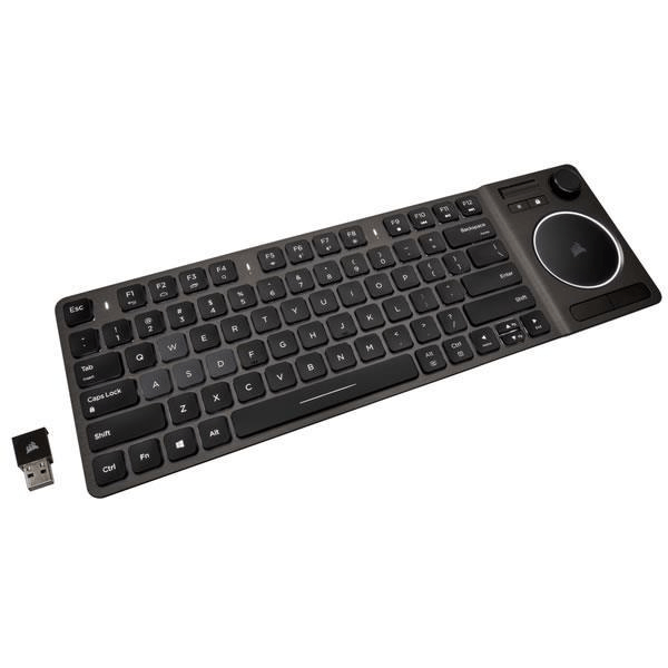 Corsair K83 Bluetooth Ultra-Low Profile Entertainment Keyboard White CH-9268046