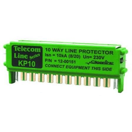 Clearline 10 Way Analogue Signal Line Protector CL-ANLG-SLP