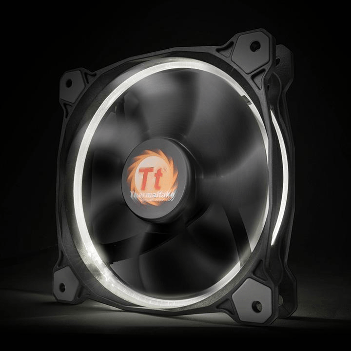 Thermaltake Riing 14 Computer Case Fan 140mm Black 1400rpm CL-F039-PL14WT-A
