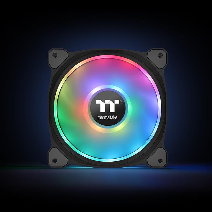 Thermaltake Riing Duo 12 RGB Premium Edition Computer Case Fan 120mm Black 1500rpm CL-F073-PL12SW-A