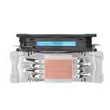 Thermaltake Riing Silent 12 CPU Fan 120mm Black and Blue Silver 1400rpm CL-P022-AL12BU-A