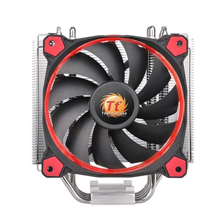 Thermaltake Riing Silent 12 CPU Fan 120mm Black and Red Silver 1400rpm CL-P022-AL12RE-A