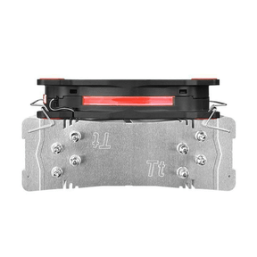 Thermaltake Riing Silent 12 CPU Fan 120mm Black and Red Silver 1400rpm CL-P022-AL12RE-A