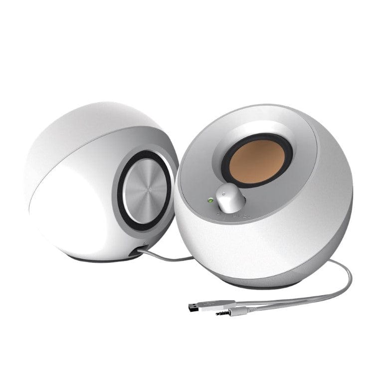 Creative Labs Pebble Modern 2.0 USB Desktop Speakers White CL-PEBBLE-WT