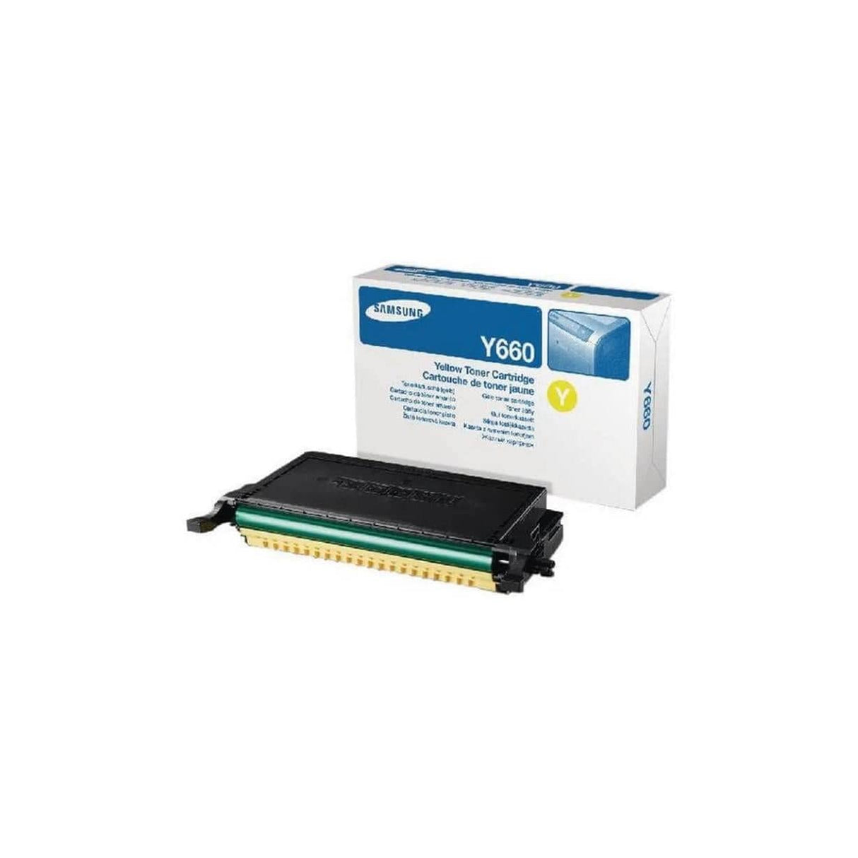 Samsung CLP-Y660B Yellow Toner Cartridge 5000 Pages Original CLP-Y660B/SEE