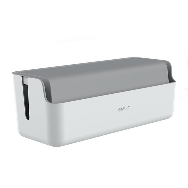 Orico Multiplug and Surge Protector Storage Box with Device Mount Grey CMG-16-GY-BP