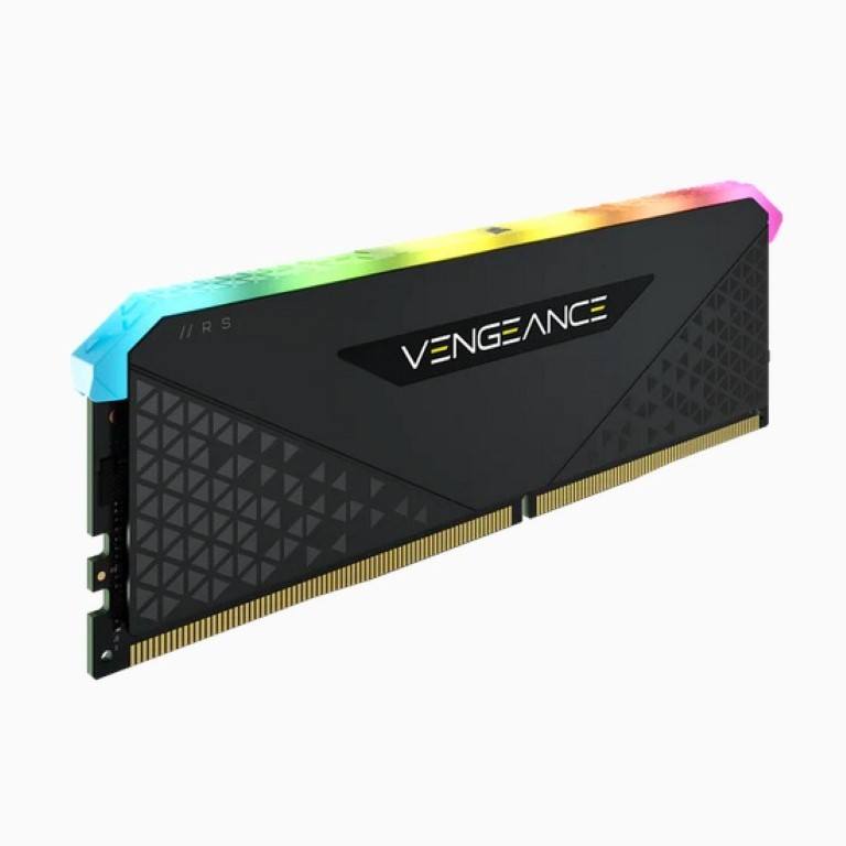 Corsair VENGEANCE RGB RS 1 x 16GB DDR4 DRAM 3200MHz C16 Memory Module Black CMG16GX4M1E3200C16