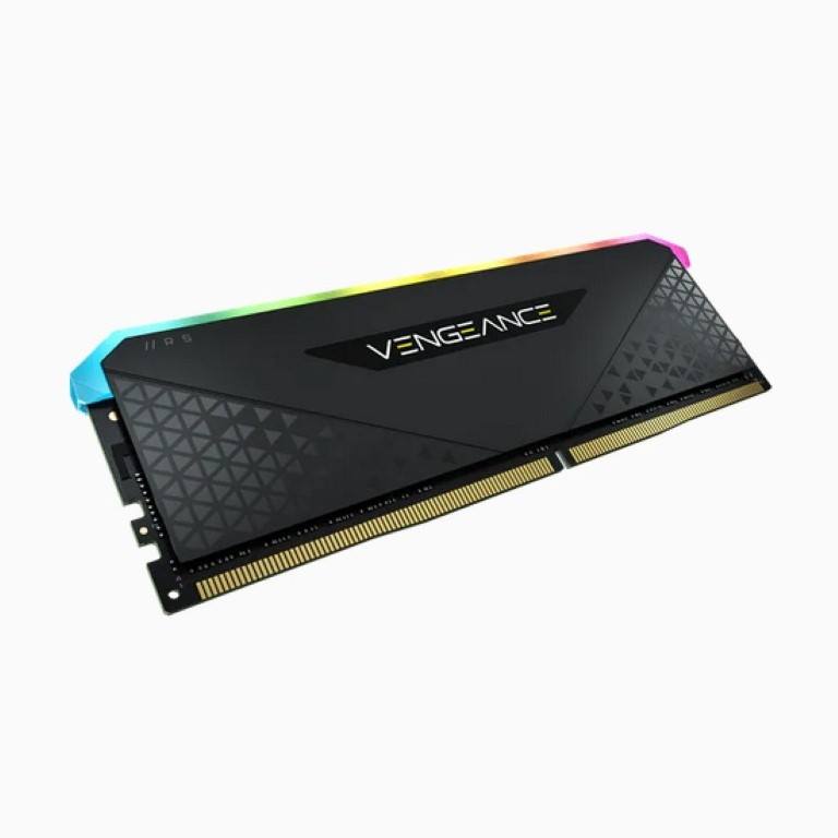 Corsair VENGEANCE RGB RS 1 x 16GB DDR4 DRAM 3200MHz C16 Memory Module Black CMG16GX4M1E3200C16