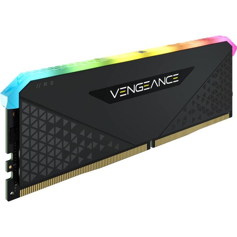 Corsair Vengeance RGB RS Memory Module 8GB 1 x 8GB DDR4 3200 MHz Black CMG8GX4M1E3200C16