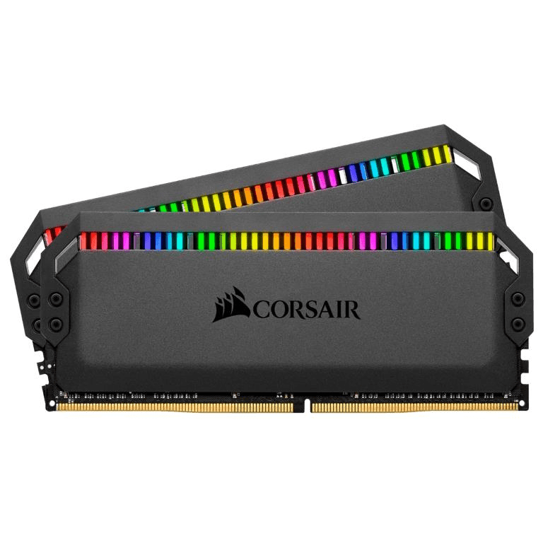 Corsair DOMINATOR Platinum RGB 2 x 16GB DDR4 DRAM 3200MHz Memory Module Kit CMT32GX4M2E3200C16