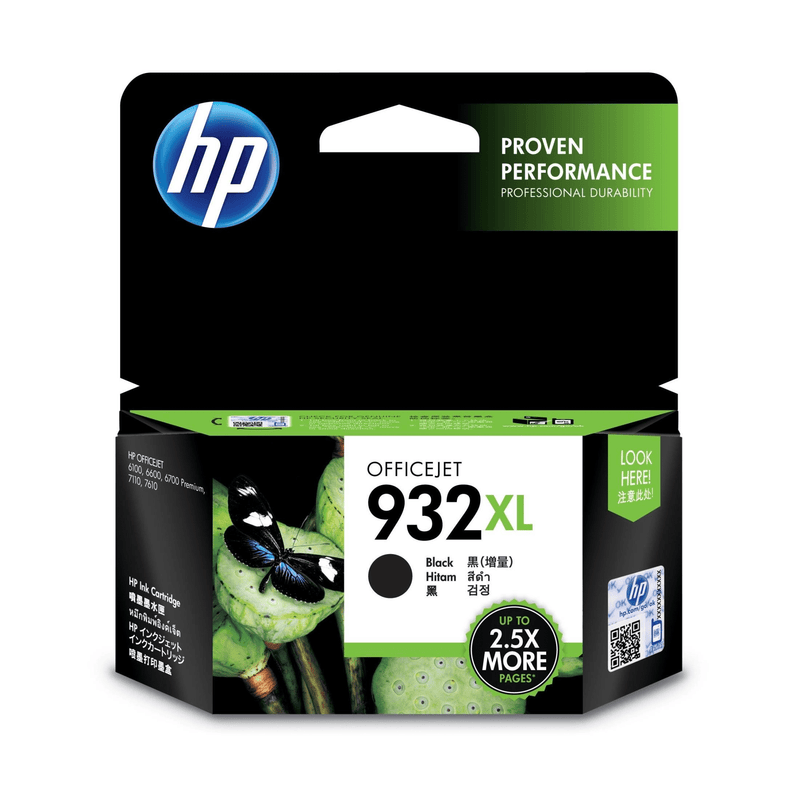 HP 932XL Black High Yield Printer Ink Cartridge Original CN053AE Single-pack