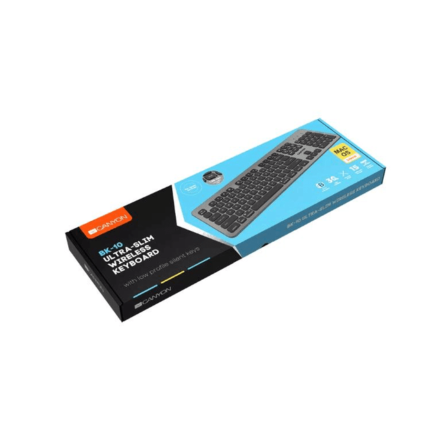 Canyon BK-10 Ultra-Slim Bluetooth Keyboard CND-HBTK10-US